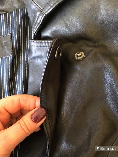 Кожаная куртка no name,M-L