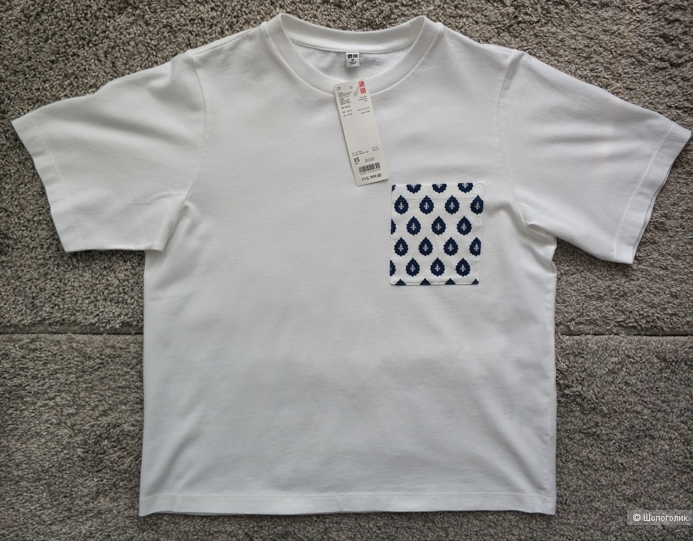 Футболка с кармашком Uniqlo, XS