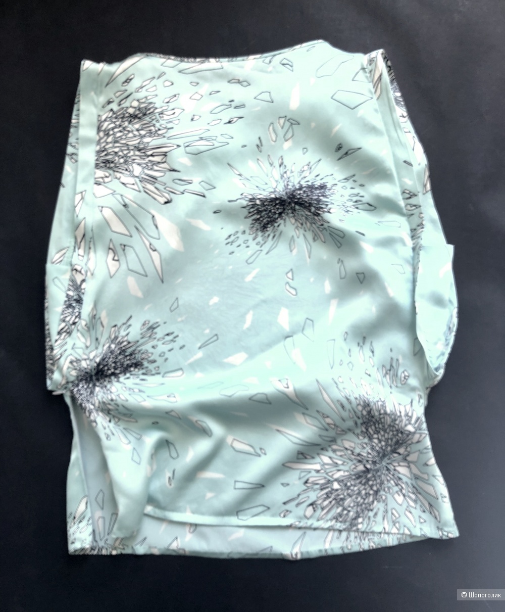 Alexander McQueen Печатный шелк Топ