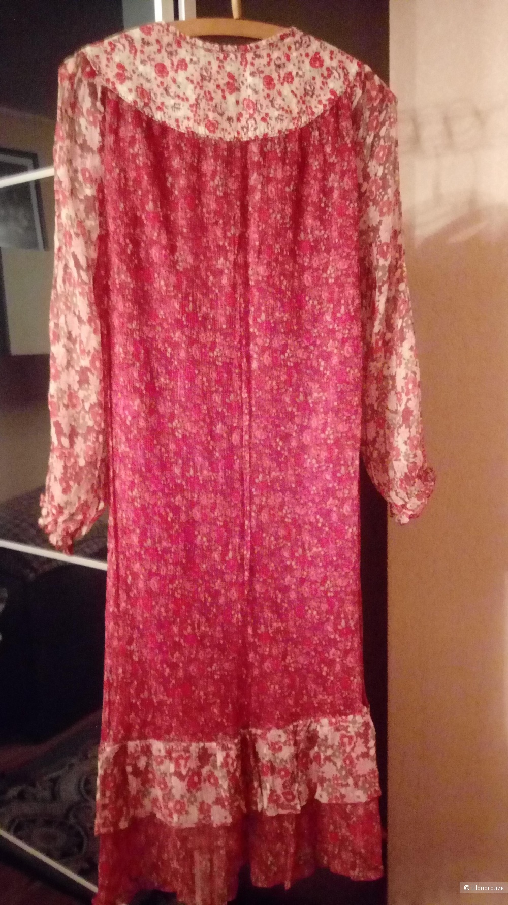 Платье шелковое Naf Naf 44-46 размер