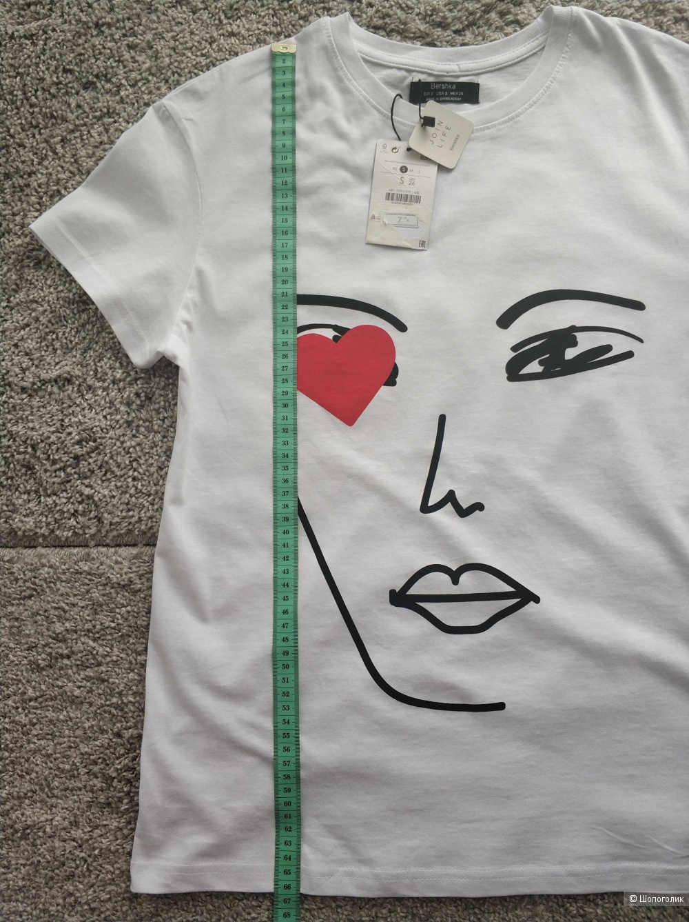 Футболка Bershka, M-L