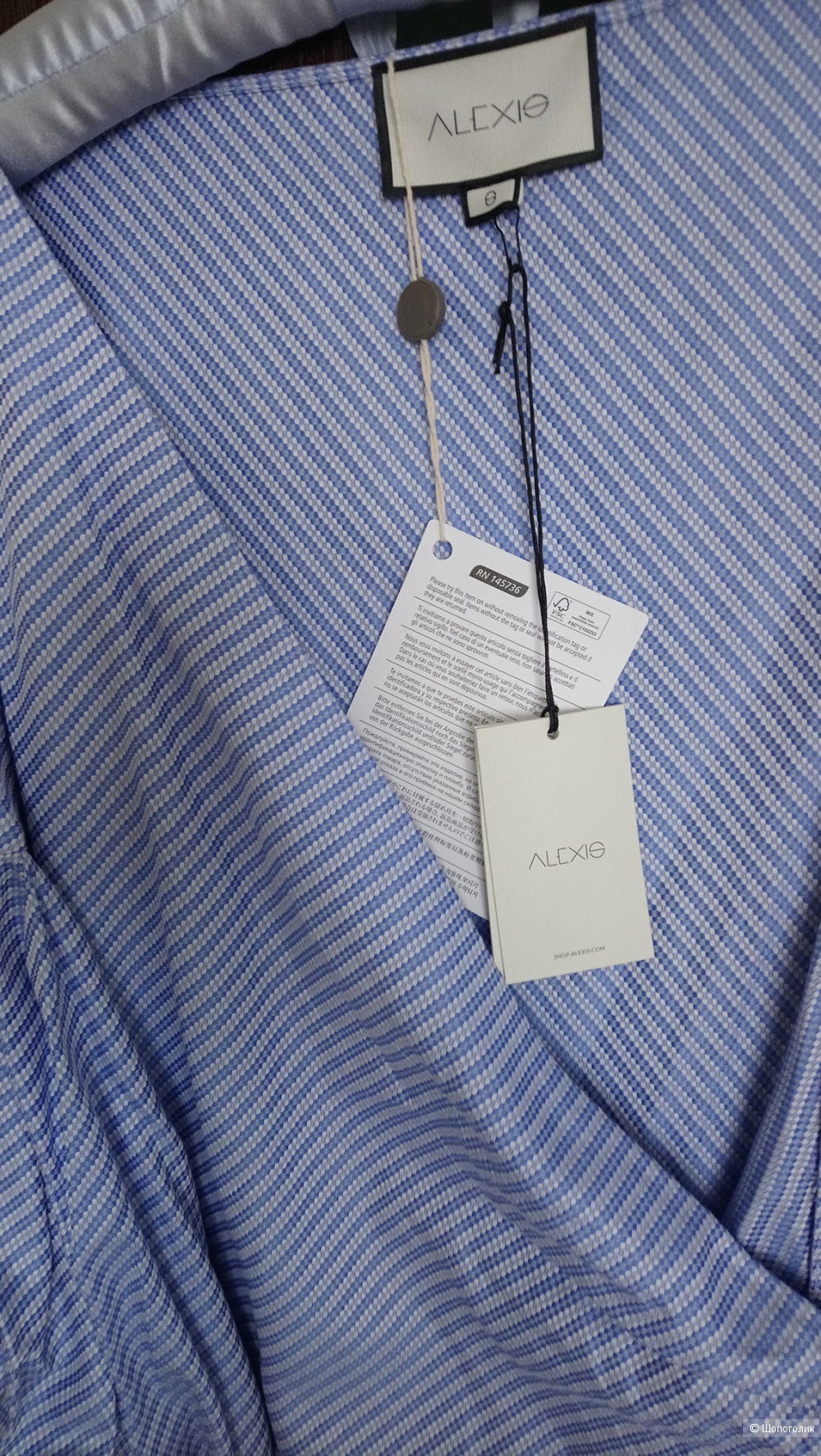 Хлопковое платье ALEXIS размер S