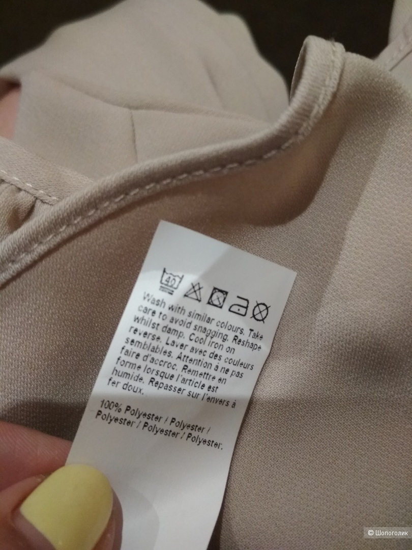 Бежевая блузка River Island размер Евро 40