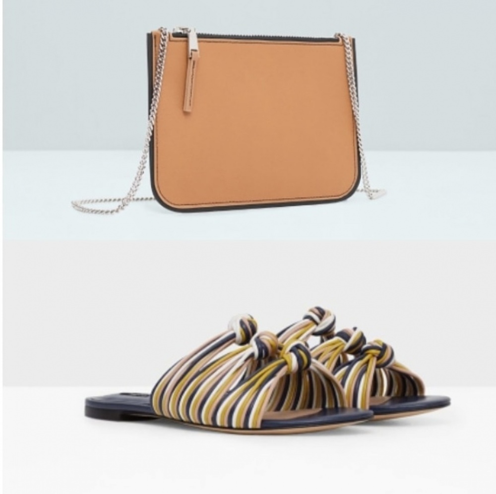 Комплект  сандалии +сумочка Mango  36 размер