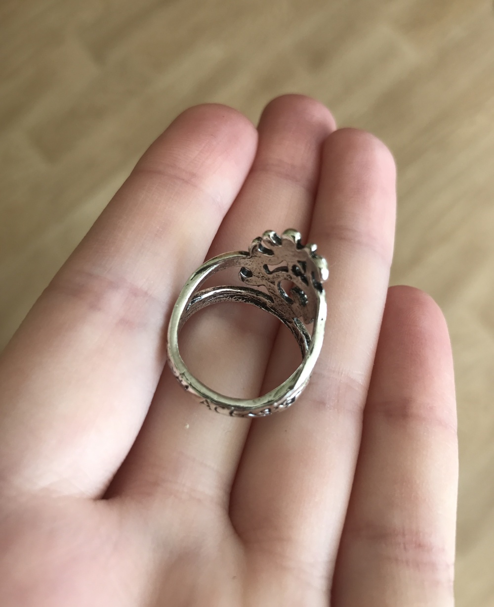 Кольцо серебряное onesize