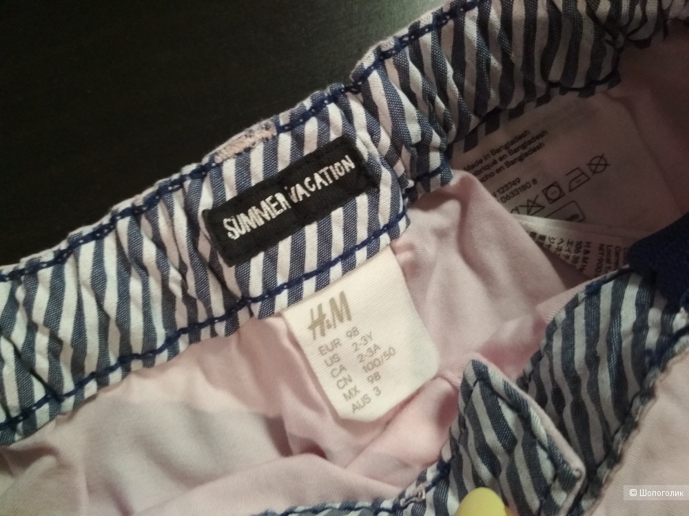 Комплект майка zara и шорты H&M  размер 98