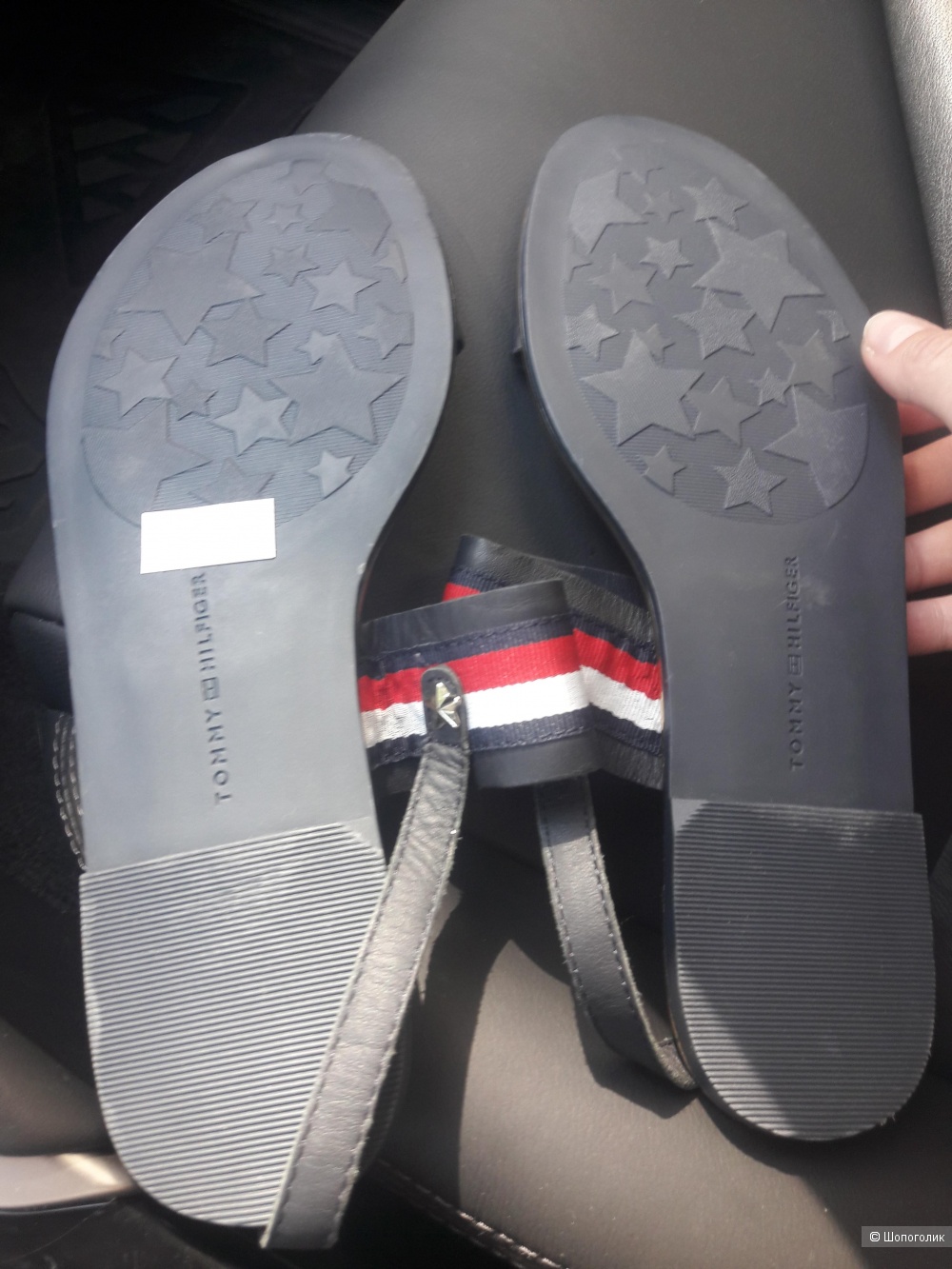 Кожаные сандалии Tommy Hilfiger 39-40 размера
