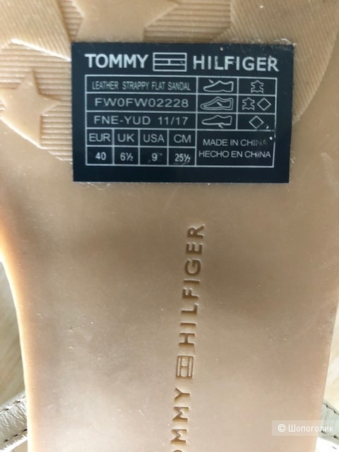 Босоножки TOMMY HILFIGER,40eu