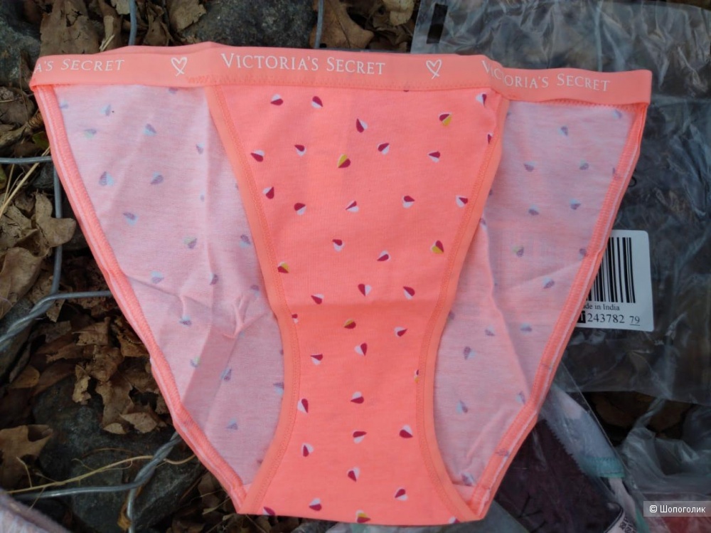 Трусы хлопковые Victorias Secret S комплект из 3х шт