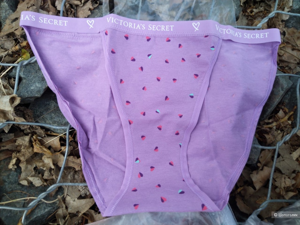 Трусы хлопковые Victorias Secret S комплект из 3х шт
