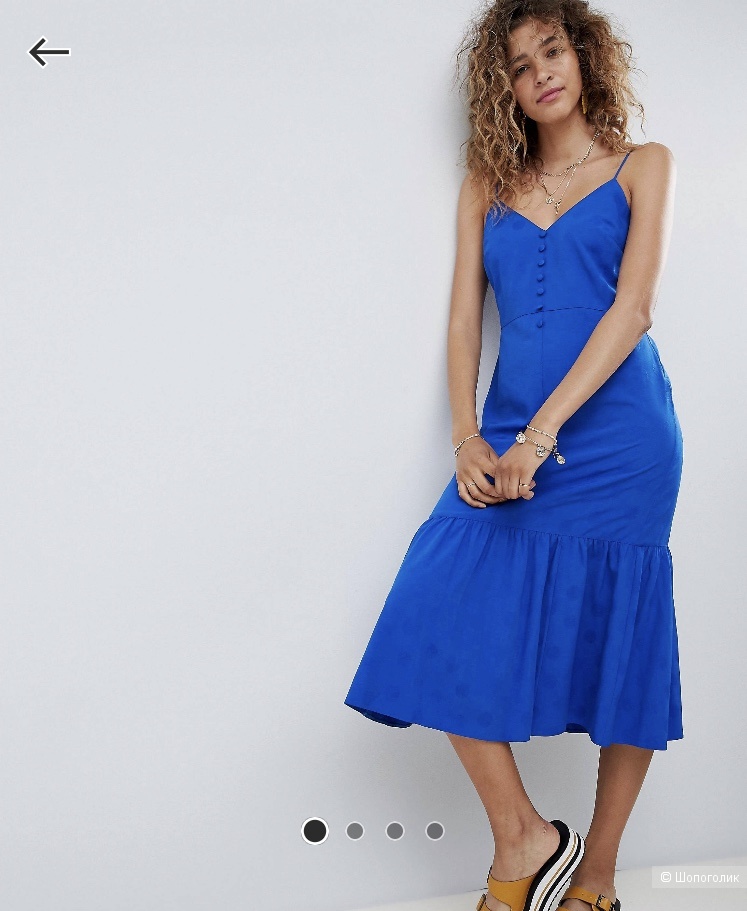 Жаккардовый сарафан Asos, 44 р.