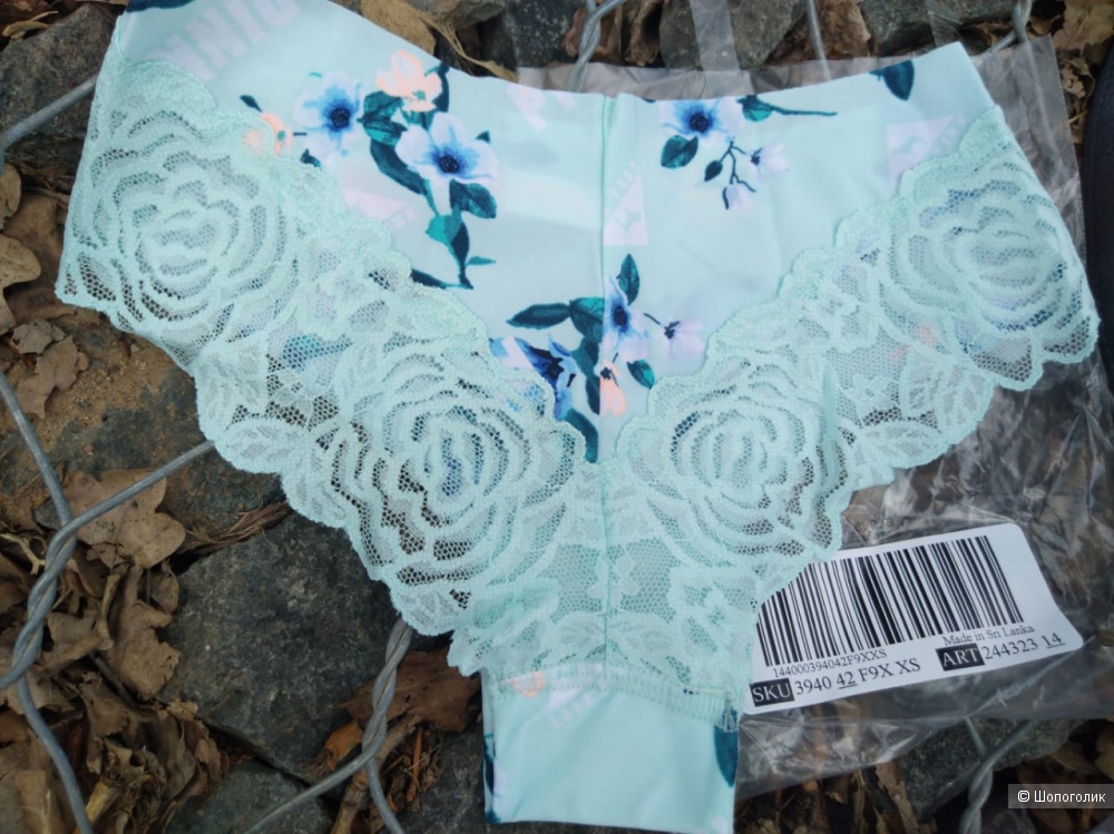 Бесшовные трусики Victorias Secret Pink S комплект 3шт