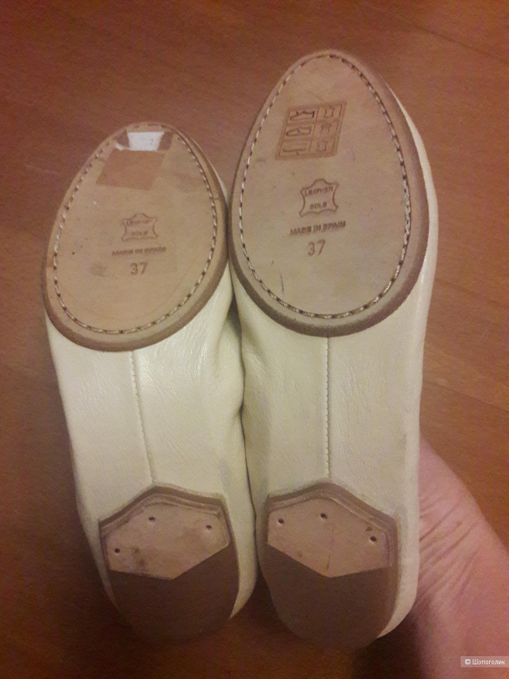 Кожаные балетки Kurt Geiger 37 размера