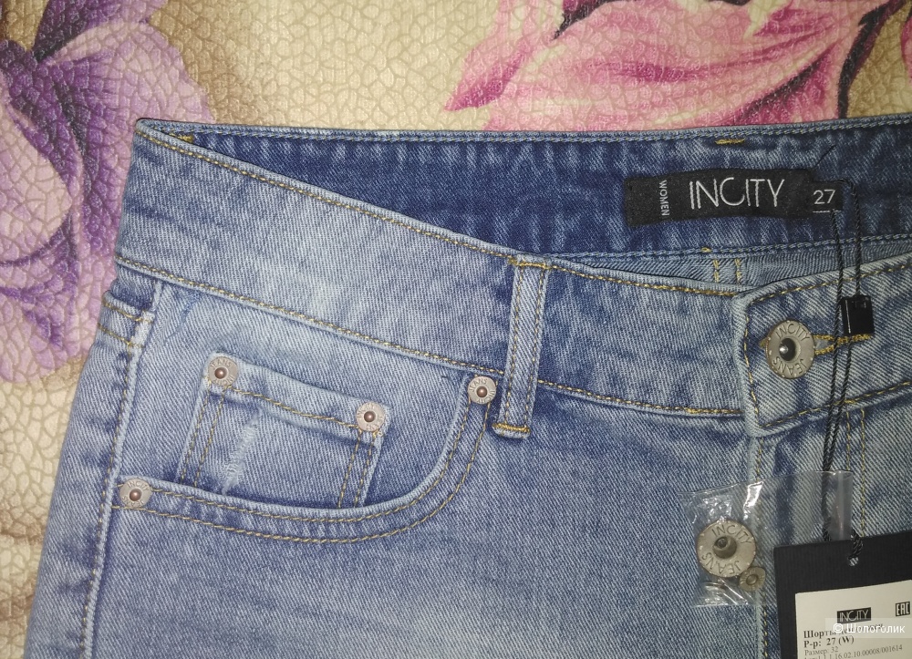 Джинсовые шорты Incity, Blue Denim, XS/S