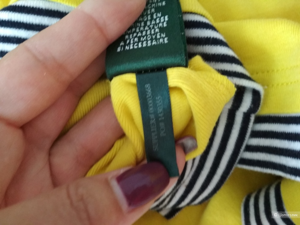 Хлопковая футболка Ralph Lauren. р 46