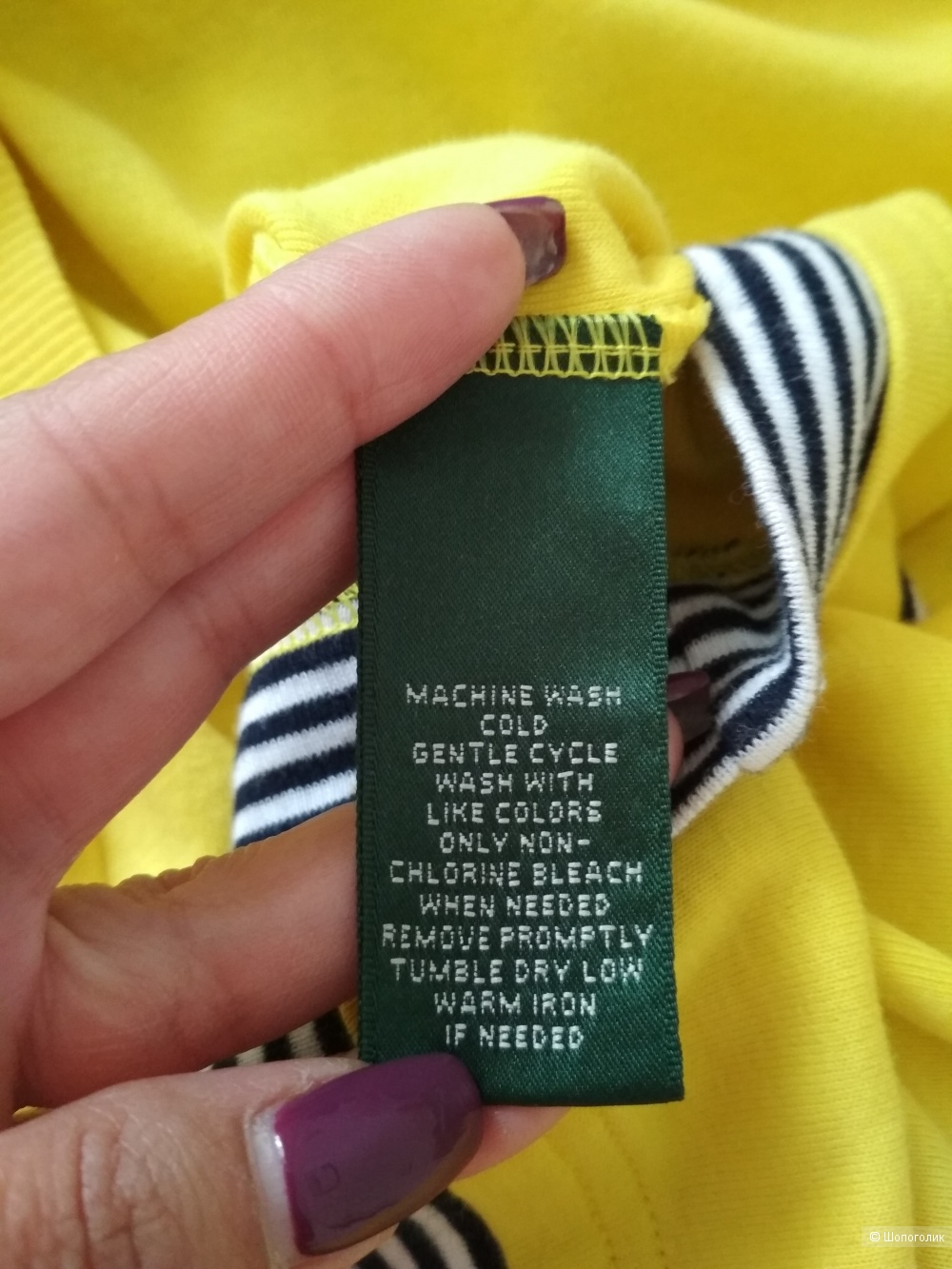 Хлопковая футболка Ralph Lauren. р 46