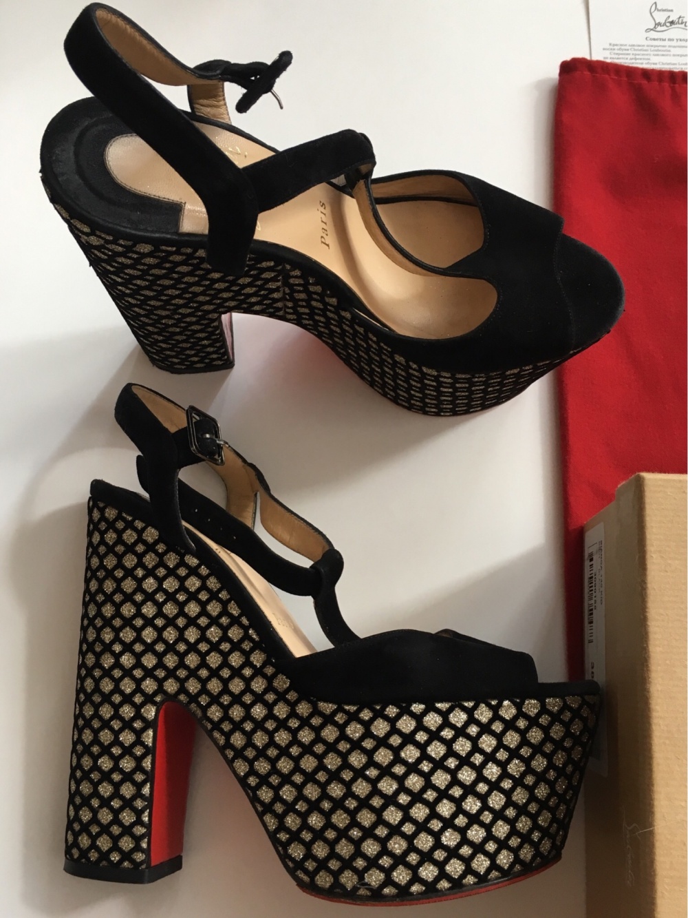 Босоножки Christian Louboutin, 39 размер