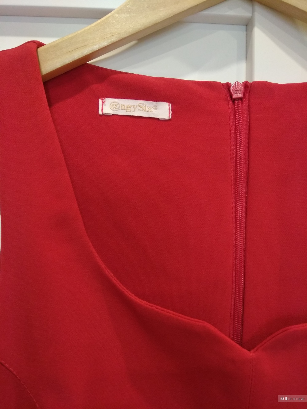 Красное платье Angy Six, размер XS