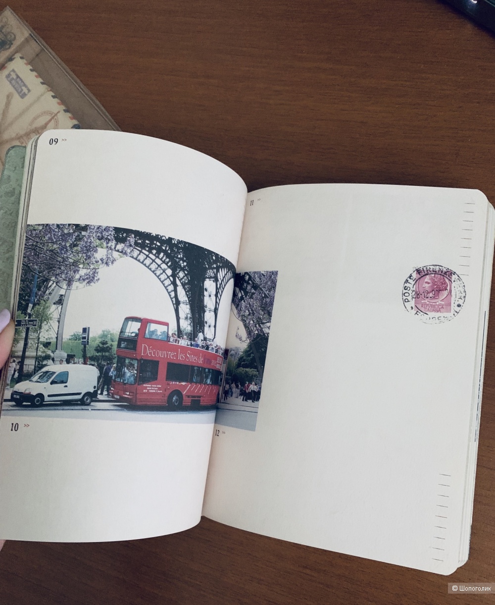 Набор ежедневник, ручка, открытки и наклейки Paris