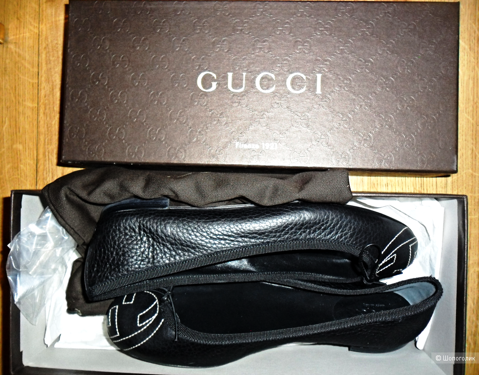 Балетки GUCCI, размер 37,5