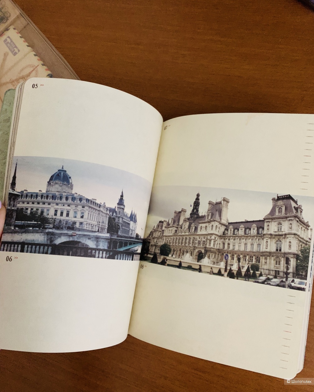 Набор ежедневник, ручка, открытки и наклейки Paris