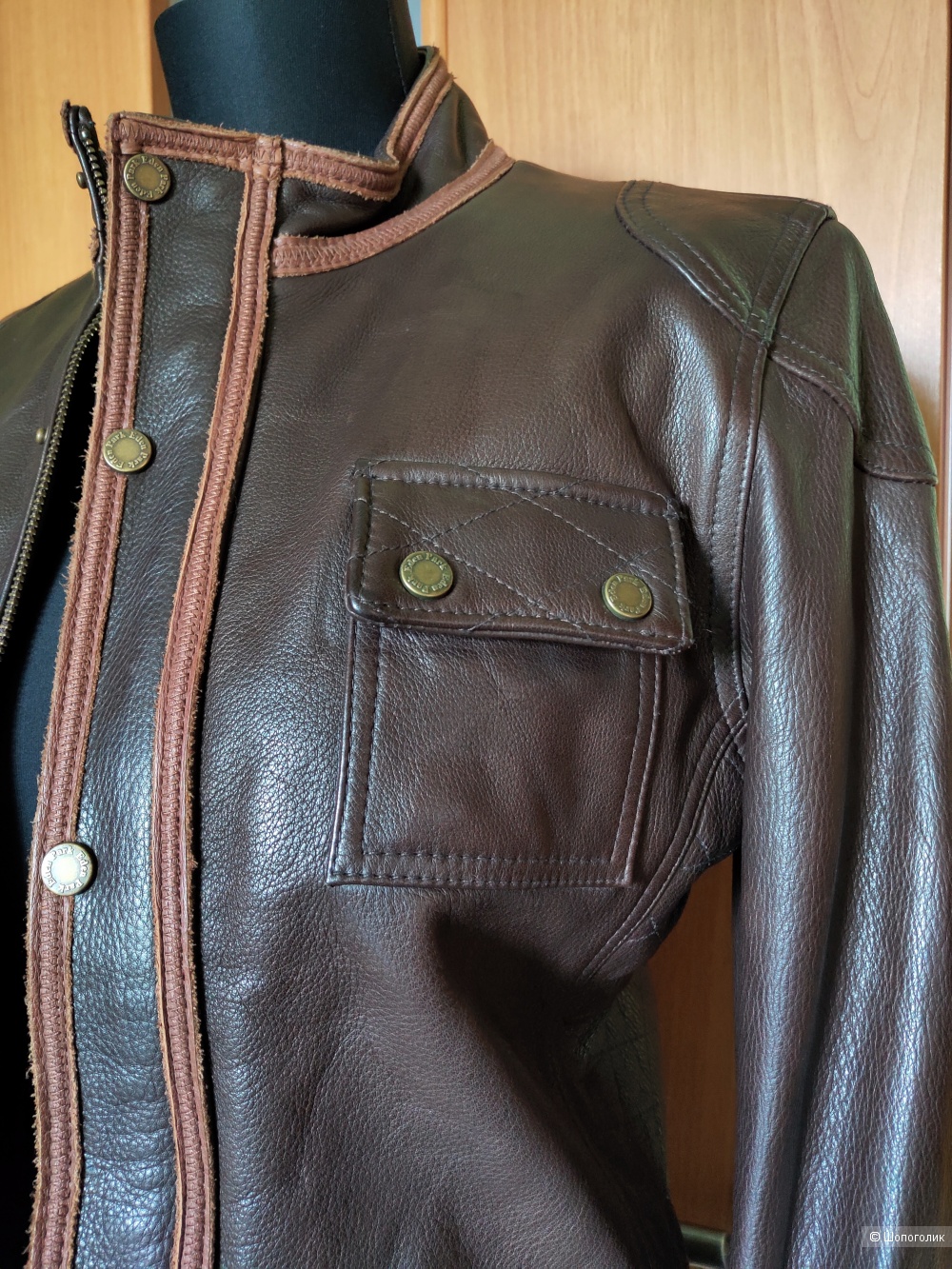Куртка кожаная Eden Park  размер S