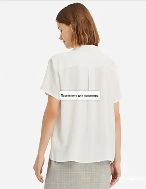 Блузка из вискозы Uniqlo, L