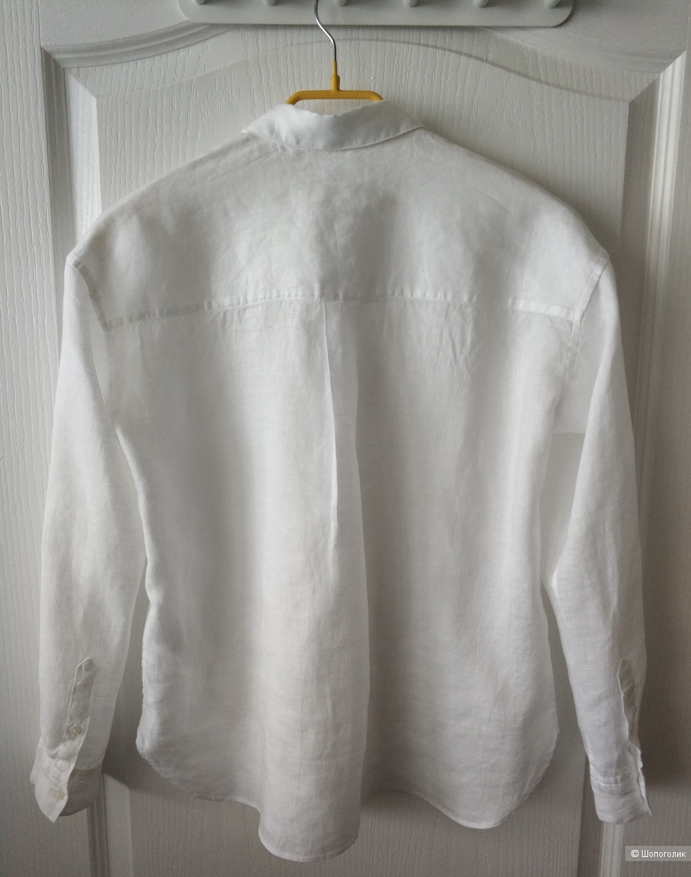 Рубашка белая лен Uniqlo, XS