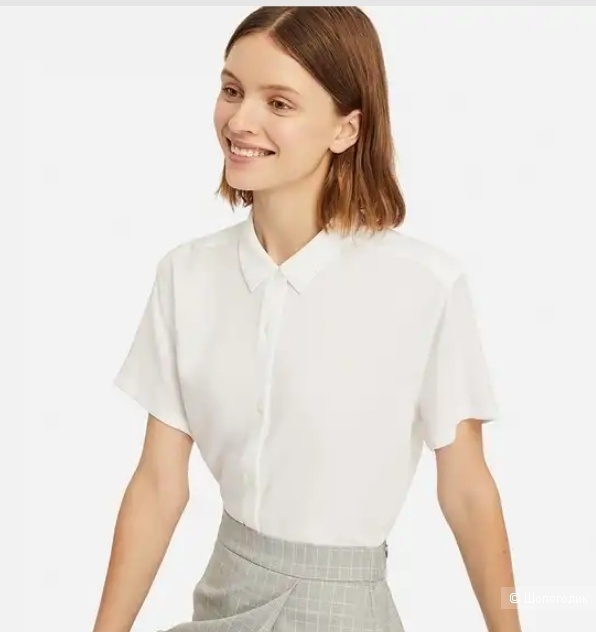 Блузка из вискозы Uniqlo, L