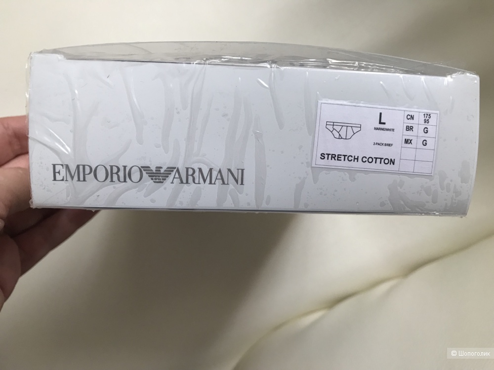 Комплект из 2-х трусов-бриф EMPORIO ARMANI размер L