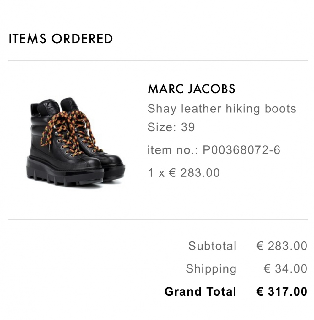 Ботинки Marc Jacobs. Размер 39.