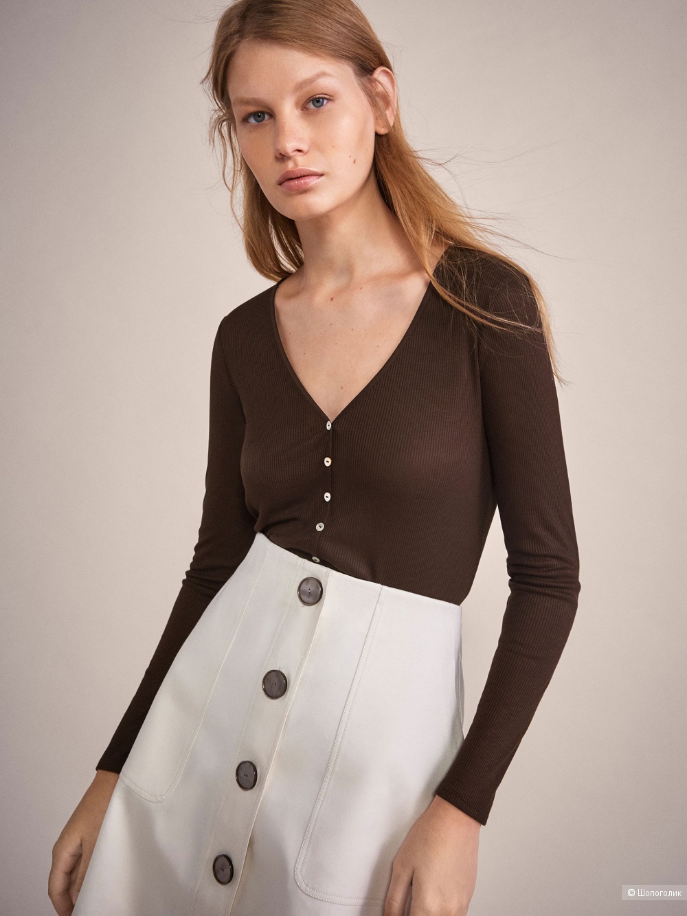 Топ лонгслив MASSIMO DUTTI размер S