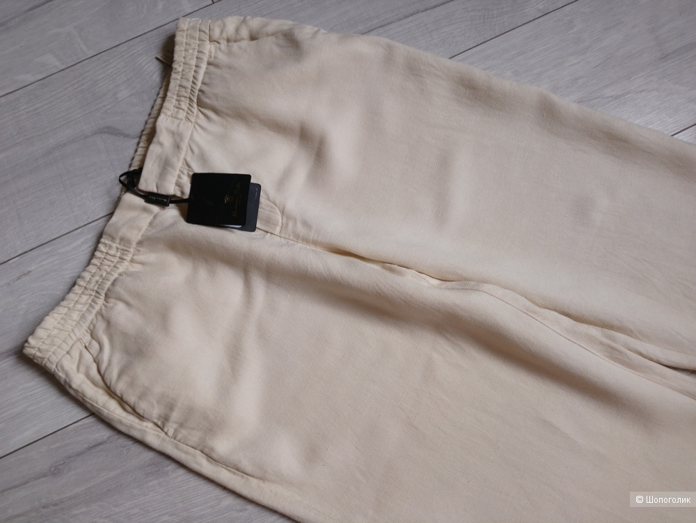 Льняные джоггеры Massimo Dutti,размер росс. 50-52
