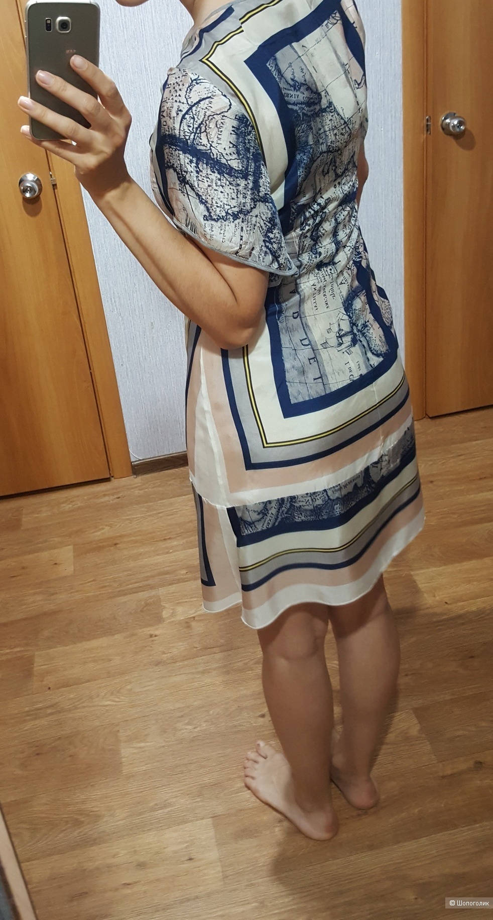 Шелковое платье PIANURASTUDIO на 42-44
