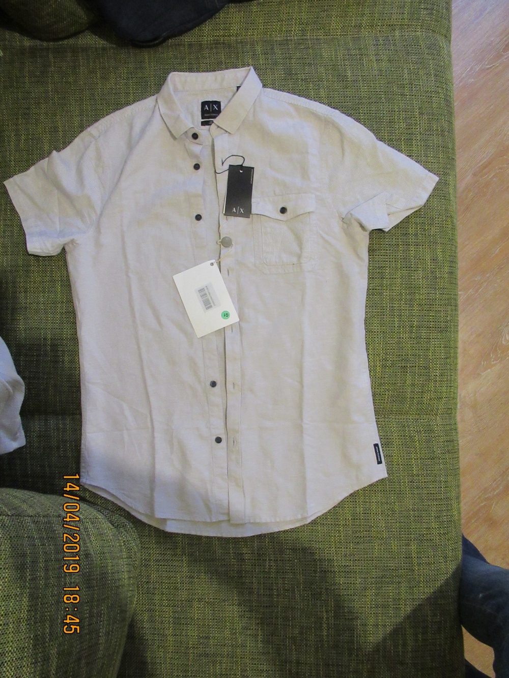 Мужская рубашка Armani Exchange размер М