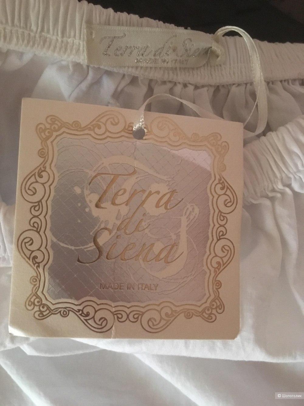 Платье-туника из хлопкового шитья Terra di Siena, рус.размер 42-44