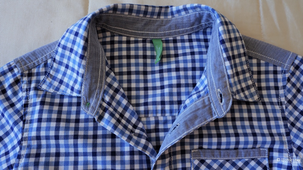 Джинсы и рубашка Benetton, размер M (130 см)