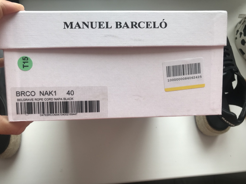 Эспадрильи-босоножки Manuel Barcelo 40 размер