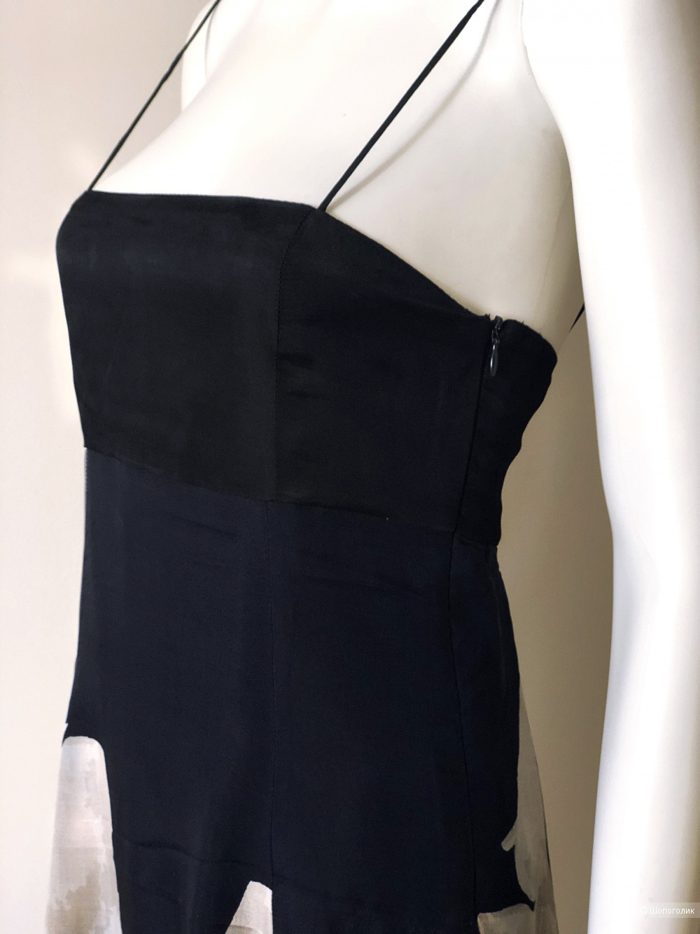 Шелковое платье ZARA BASIC, размер S