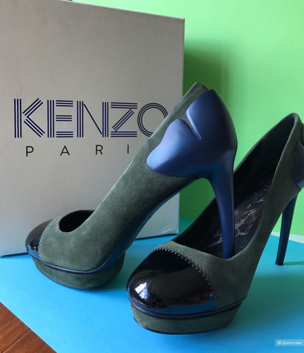 Замшевые туфли Kenzo 40 размер