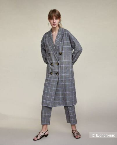 Пальто L + брюки M, Zara