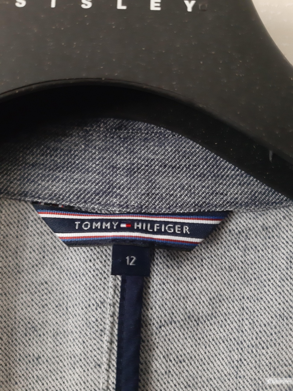 Блейзер Tommy Hilfiger , светлый джинс, размер 12