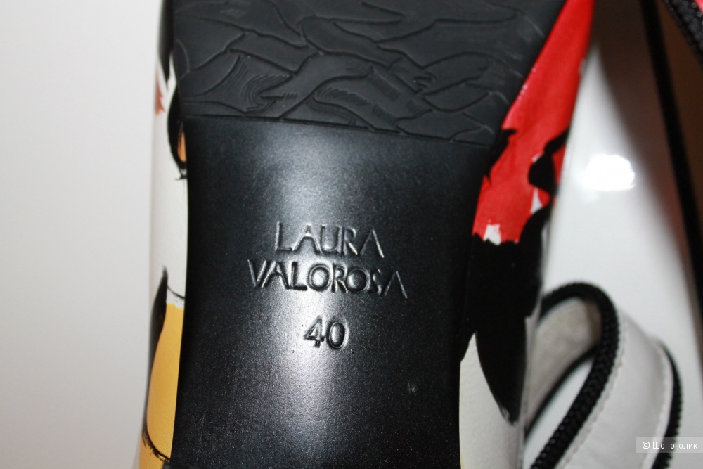 Кожаные туфли  LAURA VALOROSA, размер 40 на 38 - 39