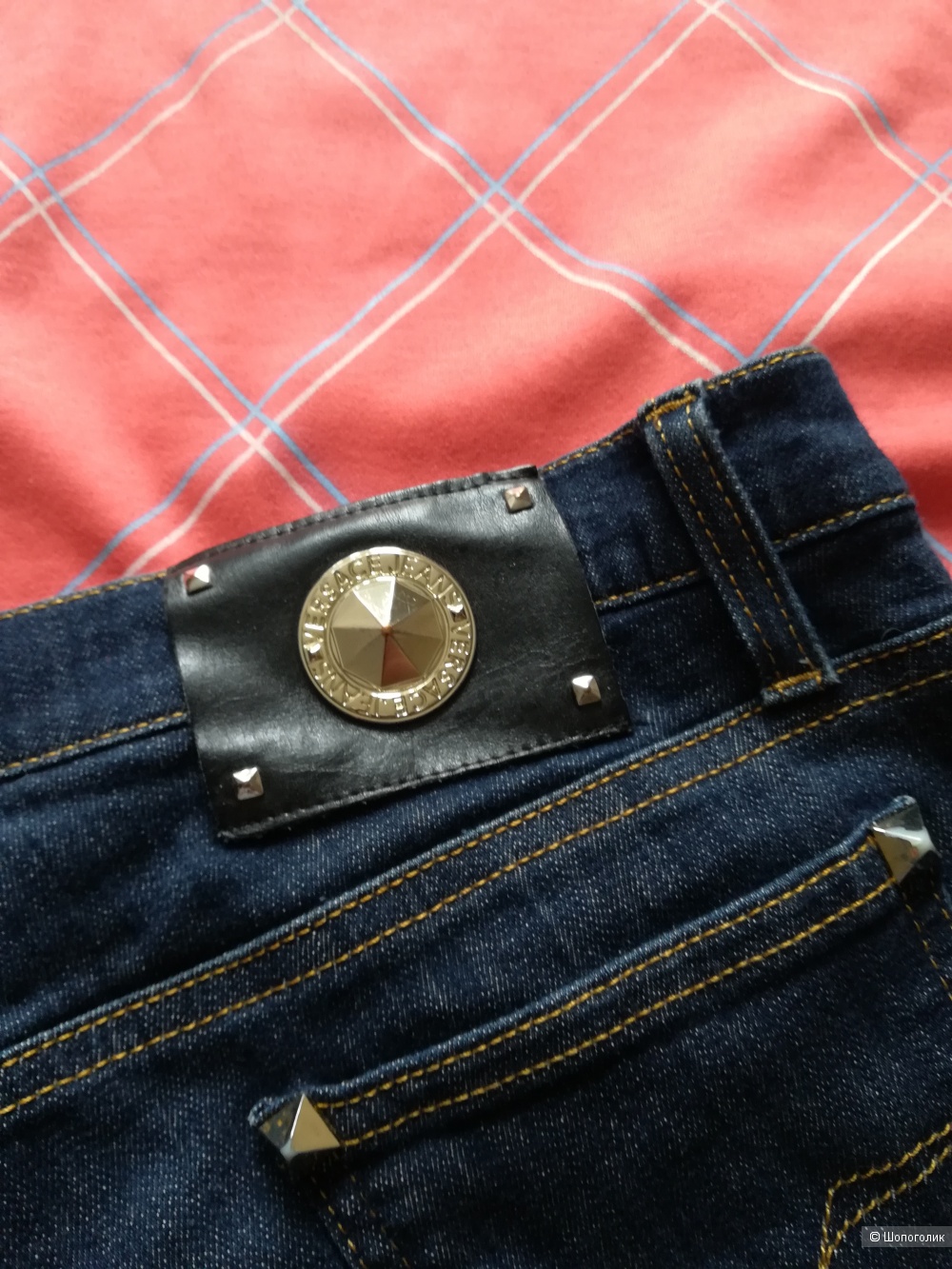 Сет джинсы Versace 28 размер+ поло Lacoste M/L
