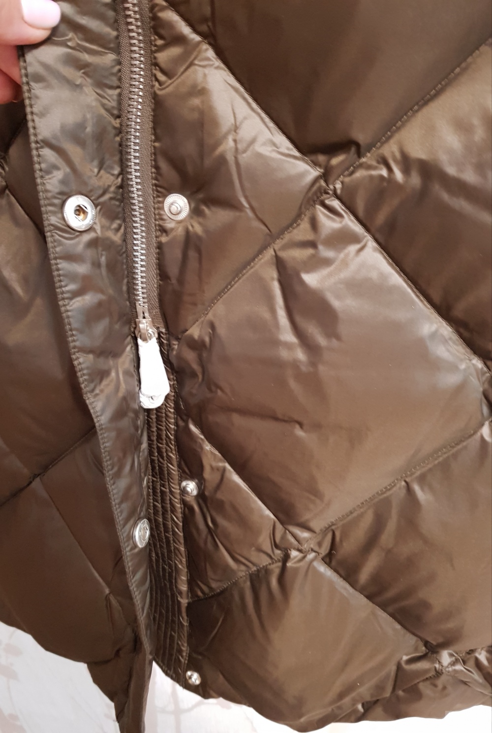 Пуховое пальто La Reine Blanche,48 размер
