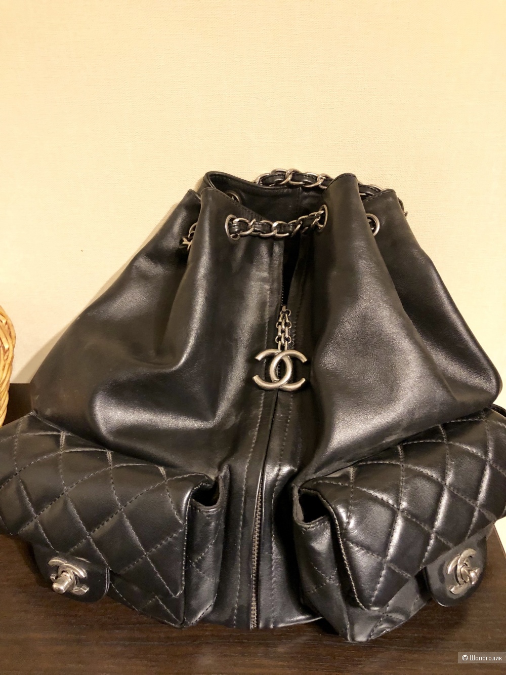 Рюкзак Chanel кожа