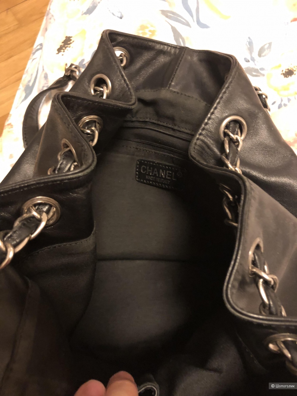 Рюкзак Chanel кожа