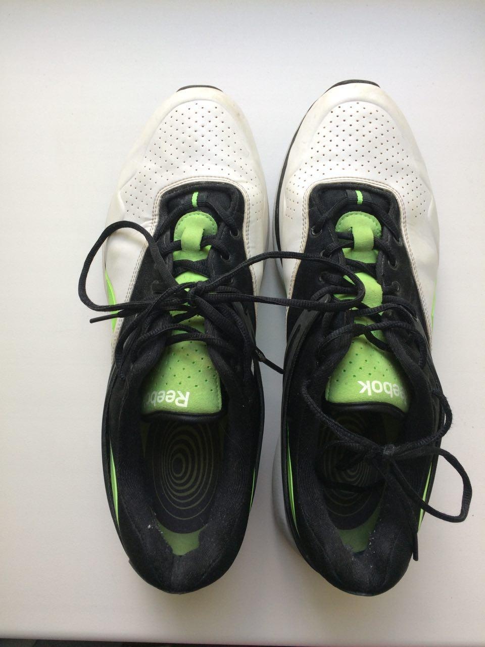 Мужские кроссовки Reebok JumpTone 46 с зелеными вставками