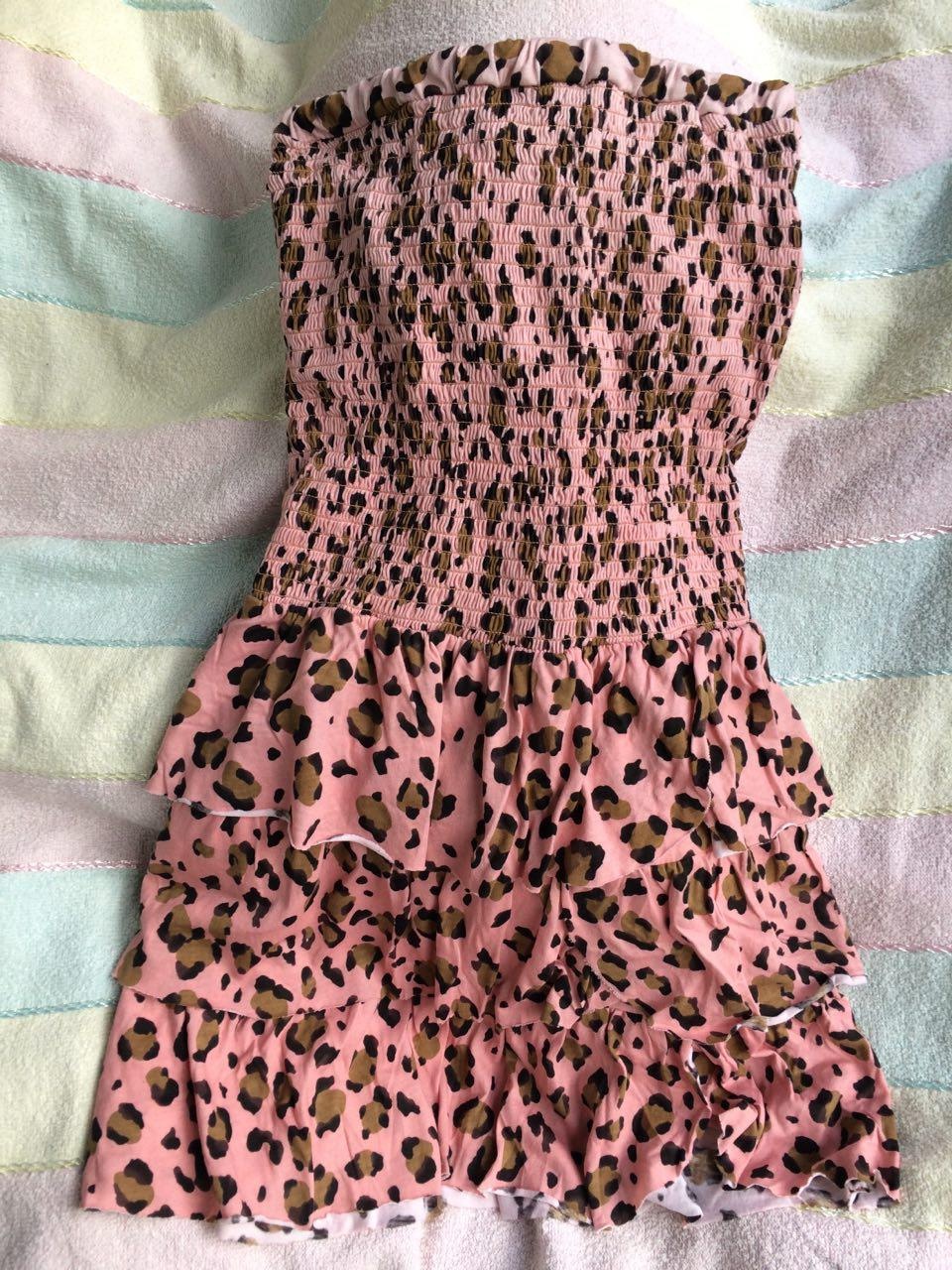 Платье-сарафан Bershka S розовое