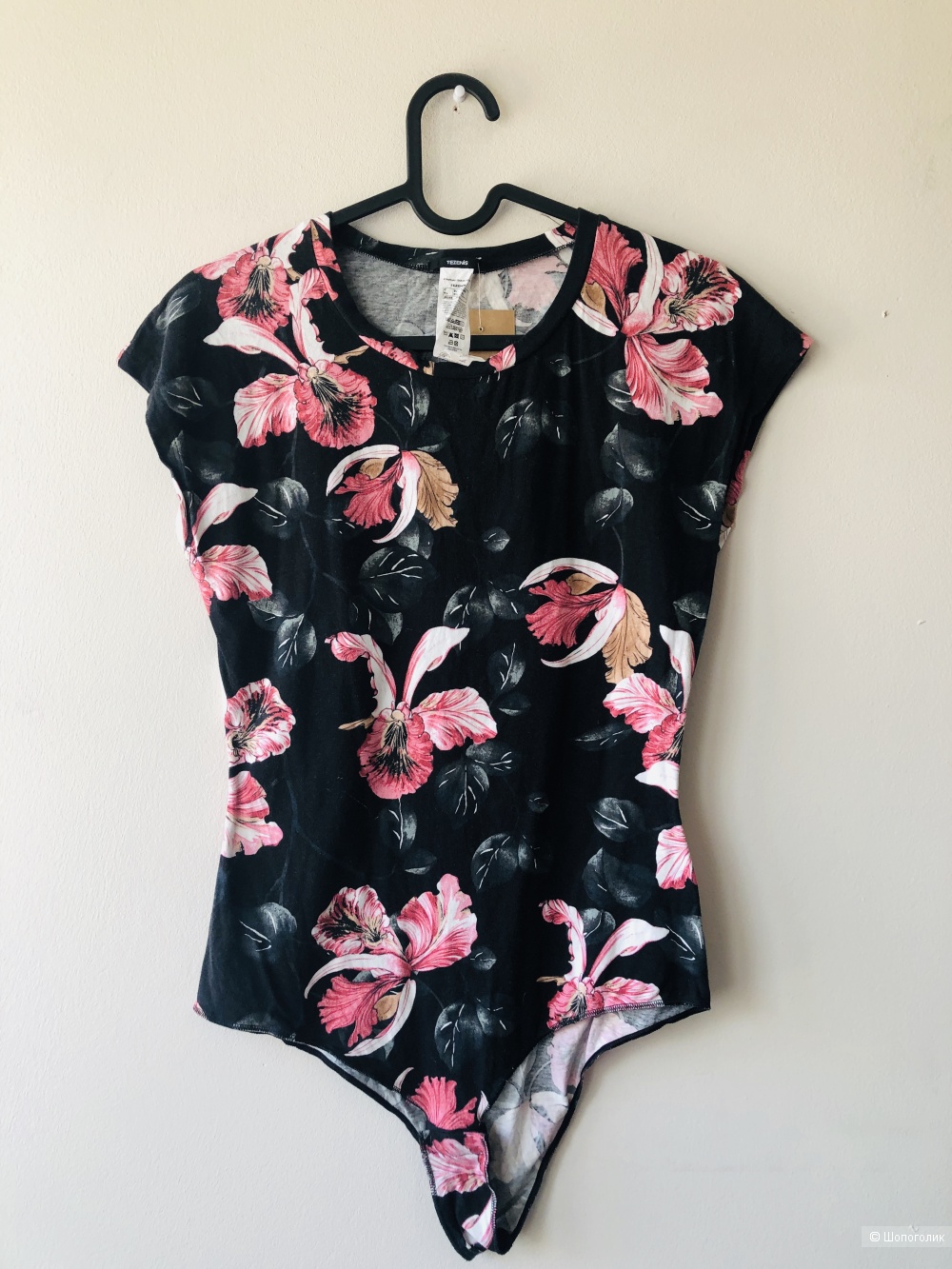 Тканевое боди Tezenis с цветами M/L